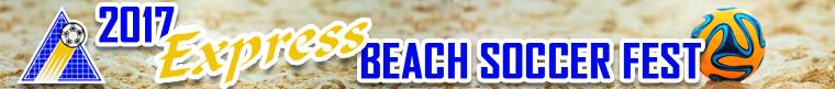 2017 Express Beach Soccer Fest banner